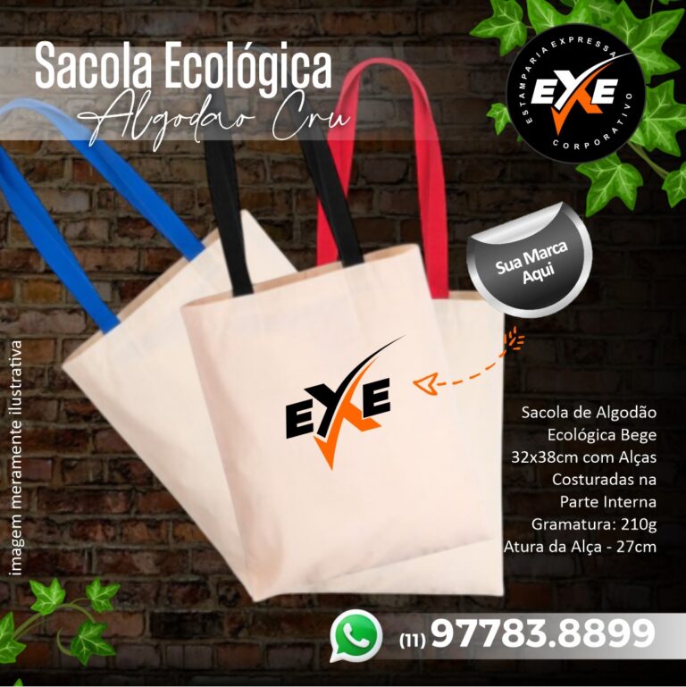Sacolas ecológicas
