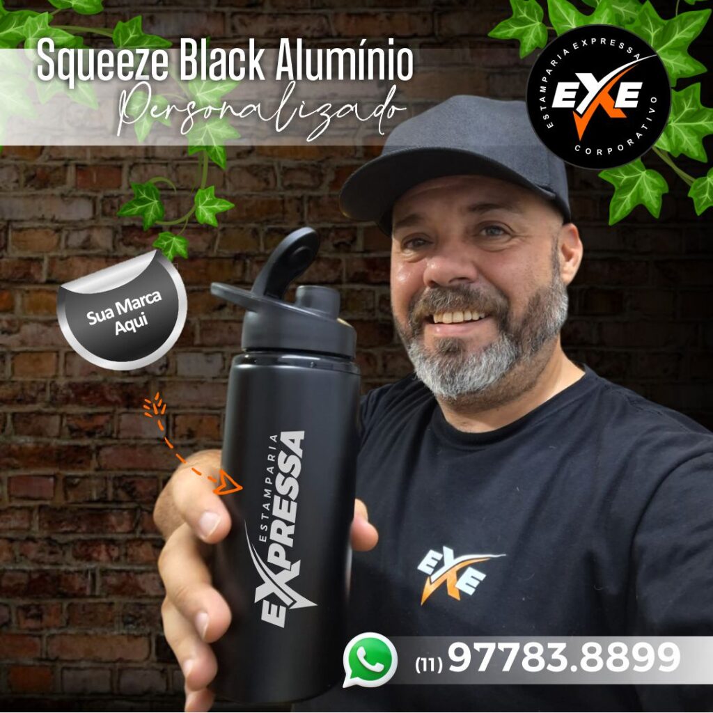 Squeeze Black Alumínio